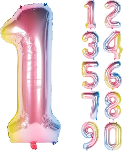 Vista 22 de Globos de 40 pulgadas para inflar con helio, de película de aluminio, para fiestas, cierre manual (púrpura 0)