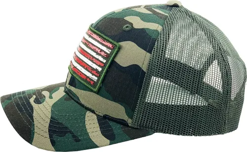 Vista 197 de KBETHOS Tactical Operator Collection USA Fishing Mesh Ballcap Flag Patch America Outdoors Trucker Baseball Cap