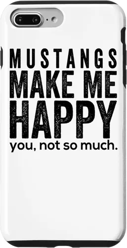 Vista 11 de Funda de regalo para iPhone 13 Pro Mustangs make me happy you not so much funny Horse