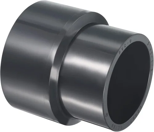 Vista 29 de PATIKIL UPVC Reductor de tubería de montaje de 1-1/2 "x 1" Socket Schedule 80, conector adaptador de acoplamiento recto, gris
