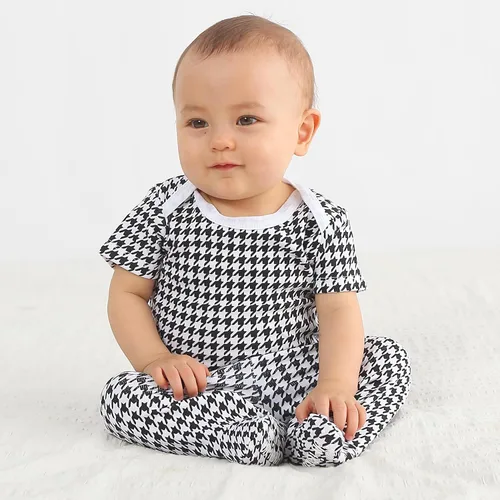 Vista 4 de Jimonda Conjunto de body para bebé, conjunto de 6 piezas, conjunto de pantalones para niños pequeños