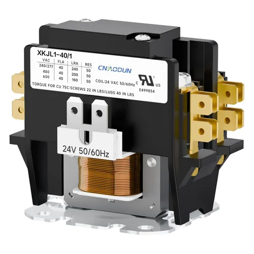 Vista 12 de CNAODUN Contactor HVAC Contactor de aire acondicionado Contactor 1 poste 30 Amp 24V bobina compatible con condensador, compresor, aire