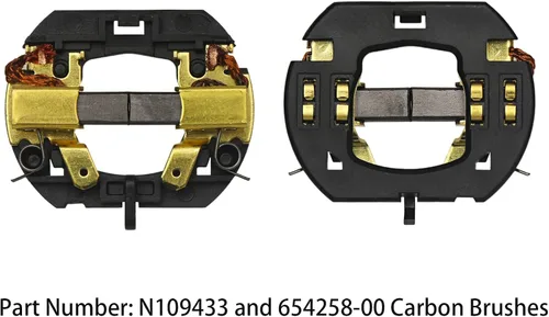 Vista 2 de N187232 Conjunto de soporte de cepillo de carbono para taladro de 20 V DCF880 DCF885 DCF835 DCF830 N187232 DCD780C2 DCH243 DCH253 N268145 N109433