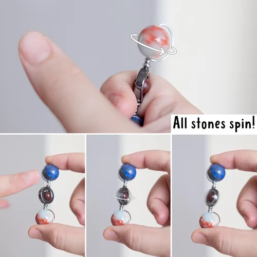 Vista 3 de Gemstone Spinner Fidget Toy and Amulet
