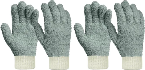 Vista 15 de MIG4U Guantes de limpieza de microfibra para el hogar, guantes para limpiar persianas, ventanas, contraventanas, muebles y coche, reutilizables, sin