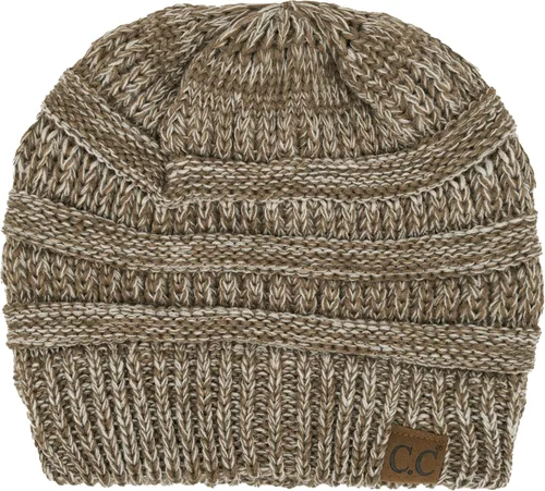 Vista 38 de C.C Exclusives Gorro de Punto de Cable - Gorros Gruesos, Suaves y Cálidos de Punto Grueso Chenille Teniente Mel Gris