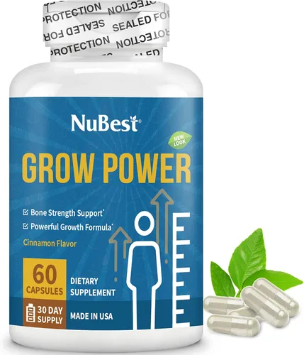 Vista 7 de Grow Power - Potente fórmula de crecimiento de altura para niños (10 +) y adolescentes, apoya el crecimiento saludable de la altura, la salud