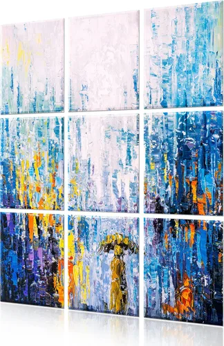 Vista 16 de Paquete de 6 paneles de pared acústicos artísticos decorativos, mejor tratamiento acústico que la espuma, paneles de pared de alta calidad