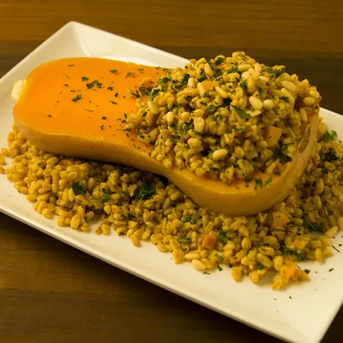 Vista 7 de Alessi Autentico, Farro de grano romano sazonado de primera calidad, cocina como risotto, saludable para el corazón, fácil de preparar, 7 onzas