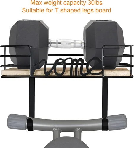 Vista 10 de TJ.MOREE Soporte de pared para tabla de planchar - Soporte metálico de pared para cuarto de lavandería y planchado, incluye gran cesta con base