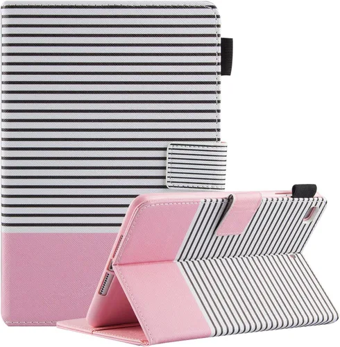 Vista 20 de Dteck Funda para iPad mini 5/4/3/2/1, elegante y ligera de cuero sintético tipo folio con cartera, funda inteligente