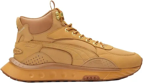 Vista 2 de PUMA mens Wild Rider Mid High Top Lace Up Sneakers