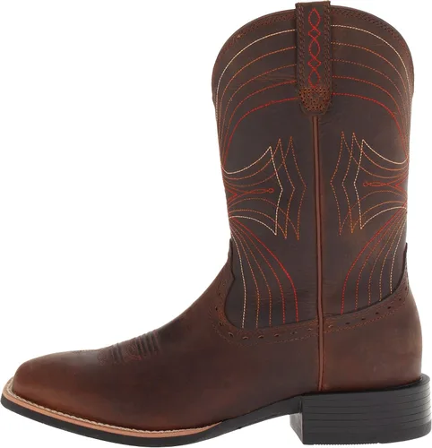 Vista 11 de Ariat Botas vaqueras deportivas con punta cuadrada ancha para hombre multicolorfantasía Muddy River Suede 7