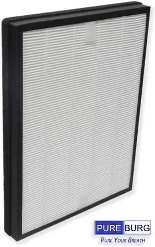 Vista 2 de PUREBURG XD6231 Juego de filtros de repuesto compatibles con Rowenta PU3030 PU3040 PU30808 Purificador de aire GENIUS PURE, 1 paquete de carbón
