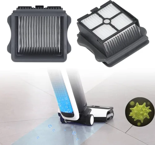 Vista 4 de Paquete de 2 filtros de vacío de repuesto compatibles con iFloor 3, Tineco one3, Plus, filtros de aspiradora inalámbricos en seco y húmedo, parte