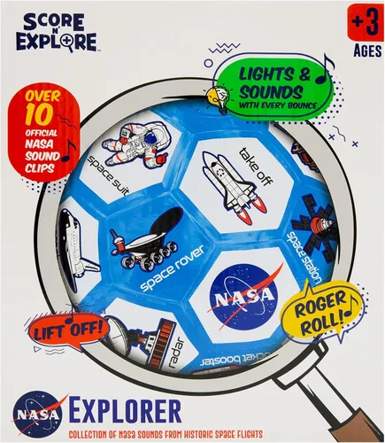 Vista 4 de Score N' Explore Interactive Sound Ball Light Up, Sound, and Counting Ball for Skills Training