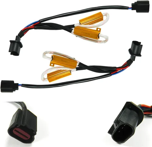 Vista 11 de x xotic tech 9006 9005 9012 Cancelador anti libre de errores del resistor del parpadeo de Canbus de la luz LED