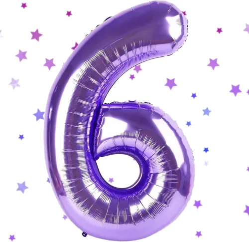 Vista 40 de Globos gigantes de helio de aluminio de 40 pulgadas, color negro, globos digitales grandes del número 0 para decoración de fiesta de cumpleaños