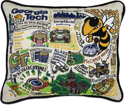 Vista 12 de Catstudio Almohada decorativa bordada colegiada de la Universidad Estatal de los Apalaches Appalachian State
