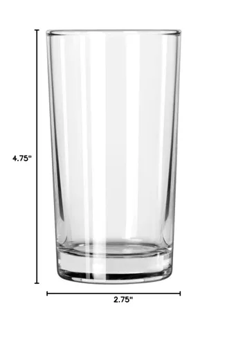 Vista 2 de Vaso Hi-Ball de base pesada, 9 oz