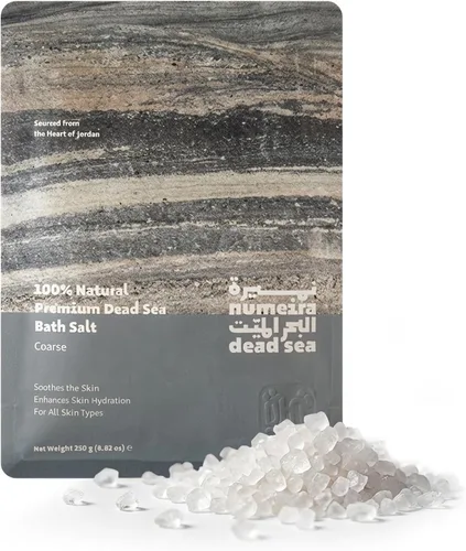 Vista 10 de Sales del Mar Muerto para remojar, relajante baño de sal para rejuvenecimiento corporal, sales minerales naturales, sales de baño gruesas del mar