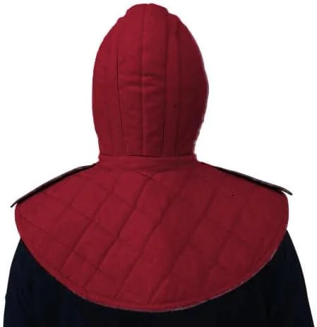 Vista 3 de Gambeson - Capucha de algodón con armadura de disfraz Coller SCA
