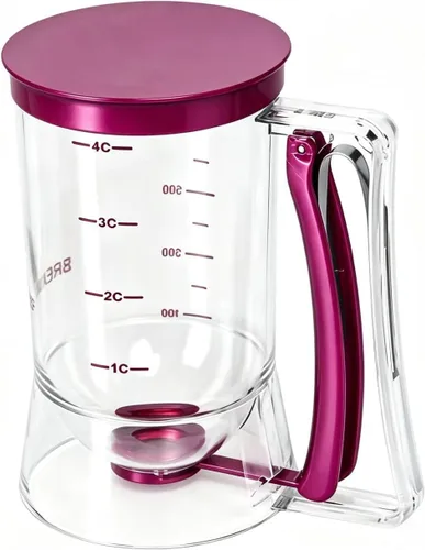 Vista 9 de BBSTARZ Separador de masa para magdalenas, crepes, galletas, pasteles, gofres. Dispensador de masa, separador de galletas, separador de crema. Taza