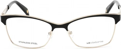 Vista 2 de Gafas graduadas Liz Claiborne 635 02M2 Negro Oro / 00 Demo Lens, Oro