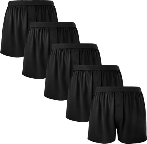 Vista 8 de BAMBOO COOL Men's Boxer Shorts, Soft Breathable Loose Underwear Multipack