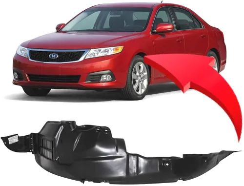 Vista 31 de FitParts Para Chevrolet Silverado 1500 2014-2015 guardabarros delantero