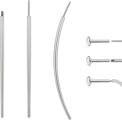 Vista 14 de Piercing Taper Ball Grabber Tool Stainless Steel Nose Ear Piercing Kits