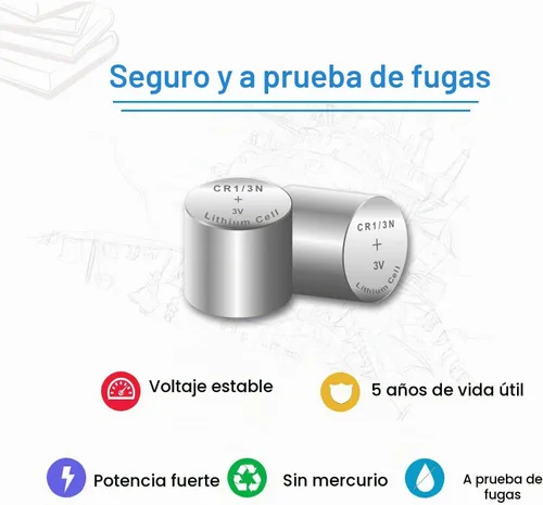 Vista 3 de SURPOWER CR1/3N 3V Batería de litio, paquete de 10 unidades 【5 años de garantía】