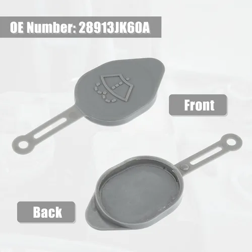 Vista 4 de X AUTOHAUX 28913JK60A - Tapa para botella de depósito de líquido para limpiaparabrisas para Nissan 370Z para Infiniti G25 Q60 QX50