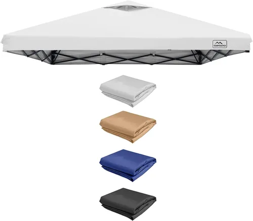 Vista 10 de KAMPKEEPER Cubierta de Repuesto Superior para Carpa Toldo Emergente con Ventilación de Aire y Correa Elástica Ajustable, Poliéster Resistente a Azul