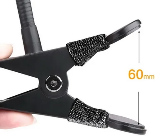 Vista 6 de axGear Soporte de brazo largo flexible giratorio 360 para escritorio de cama perezosa para teléfono