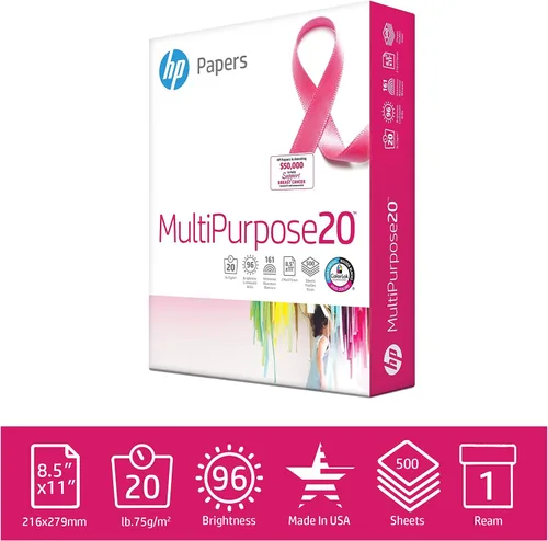 Vista 2 de HP papel para impresora autobús escolar multipropósito20 Blanco