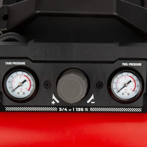 Vista 8 de CRAFTSMAN Compresor de aire portátil sin aceite de 1.5 galones 3/4HP 135PSI
