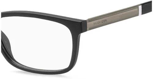 Vista 3 de Tommy Hilfiger - Gafas de sol plástico rectangular 55 0003 color negro mate