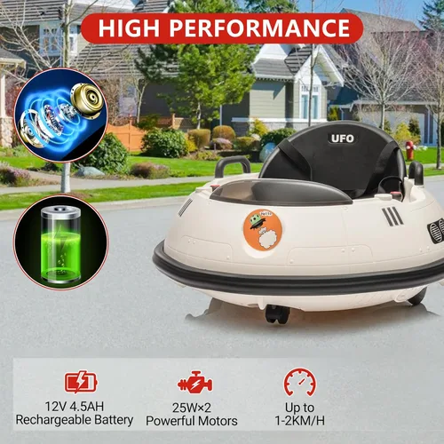 Vista 15 de Coche de parachoques para montar en coche, coche de parachoques para niños de 12 V con control remoto