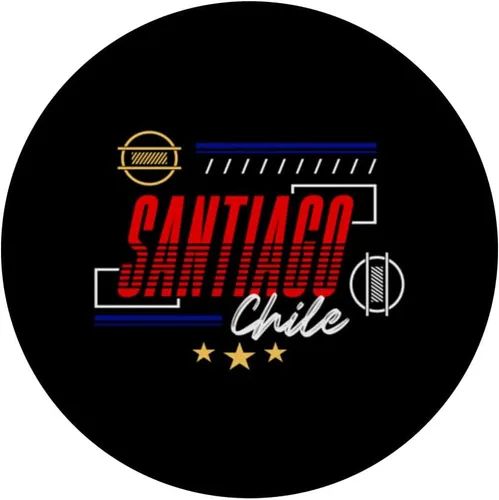 Vista 3 de Santiago Chile Famosa ciudad sudamericana chilena lugares de interés PopSockets Standard PopGrip