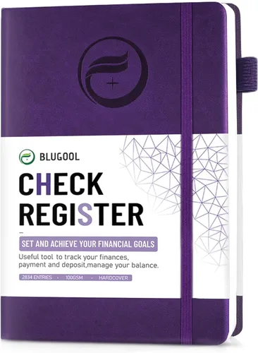 Vista 9 de Registros de cheques para chequera personal, registro Blugool de cheques con registros de cheques y transacciones, libro de registro de contabilidad