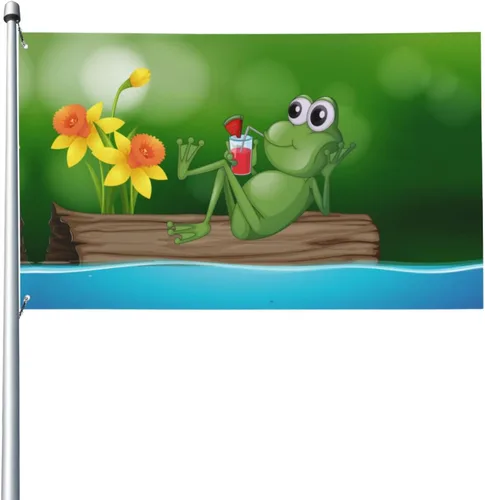Vista 11 de Banderas para exteriores, retro de los años 60, bandera de jardín de verano de doble cara, banderas de patio de 3 x 5 pies, decoración de jardín