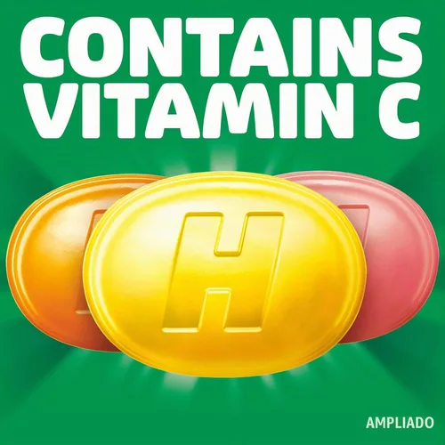 Vista 4 de HALLS Defense - Gotas de vitamina C cítricas surtidas, paquete económico, 80 gotas Gotas para la garganta, paquete económico