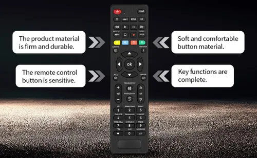 Vista 5 de Reemplazo universal de control remoto de TV compatible con Magnavox, RCA, JVC, TCL, Westinghouse, Philips, Panasonic, Hitachi, Hisense, Seiki