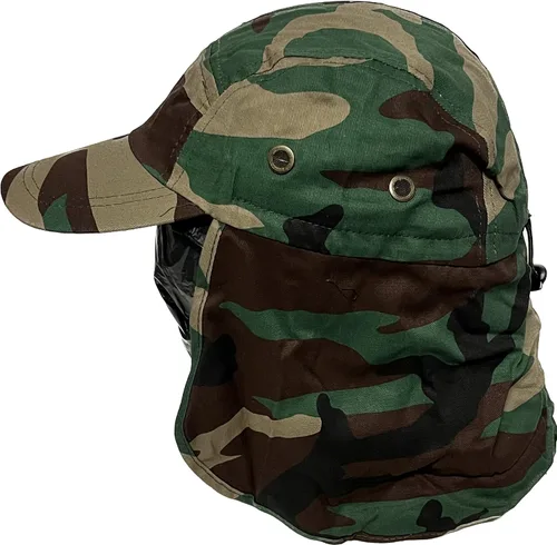 Vista 7 de Mrlahat Gorra de pesca ajustable al aire libre con solapa larga para orejas y cuello, unisex