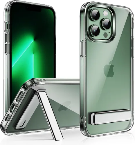 Vista 18 de CEDO - Funda con soporte para iPhone 12 Pro Max, ajustable en 3 direcciones con soporte de metal, parachoques de grado militar a prueba de golpes