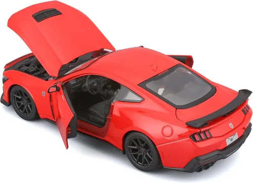 Vista 2 de Maisto 1:24 Edición Especial 2024 Ford Mustang Darkhorse, Azul Vapor