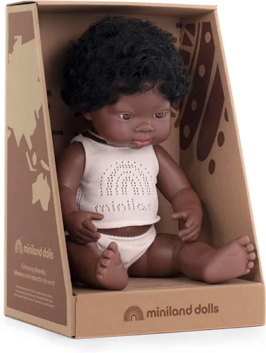 Vista 7 de Miniland Muñeca Niño Asiático 15'' (Caja) - Hecho en España, Anatómicamente Correcto, Calidad