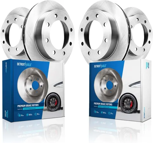 Vista 20 de Detroit Axle - Rotores de freno para Nissan NV2500 NV3500 NV1500 NV1500 2012-2021, repuesto de rotores de freno de disco: rotor delantero de 14.17