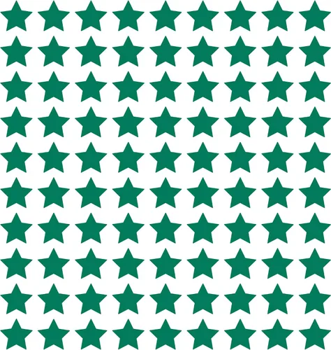 Vista 62 de LiteMark Calcomanías de vinilo mate extraíbles con diseño de estrella Blanco